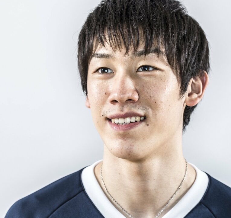 中央大学時代の石川祐希（2015年）©Takuya Sugiyama