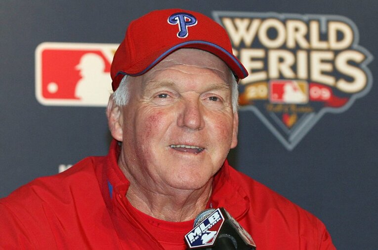 ヤクルト、近鉄で活躍し、「赤鬼」と恐れられたチャーリー・マニエル。のちにフィリーズの監督としてワールドシリーズを制した ／ photograph by JIJI PRESS