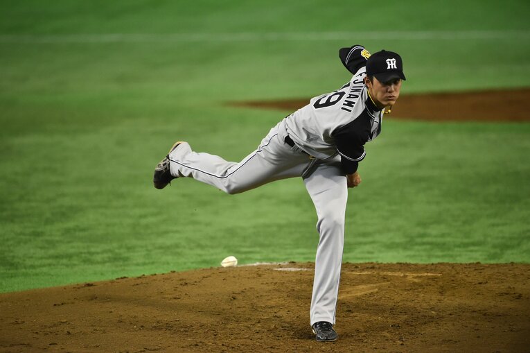 2016年の藤浪　©Hideki Sugiyama