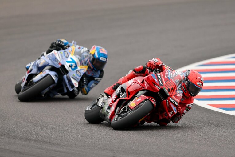 アルゼンチンGPのマルケス兄弟の走り　©Satoshi Endo