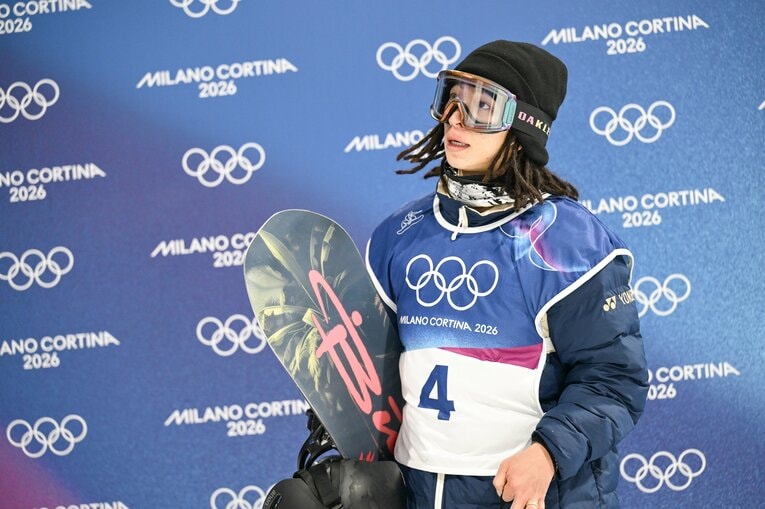 ミラノ五輪男子ハープパイプ決勝【スワイプするとそのほかの写真もご覧になれます】　©Nanae Suzuki／JMPA
