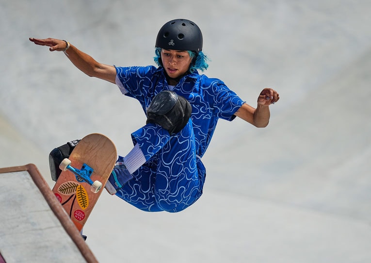 スカイ・ブラウンと同様に昨年に大怪我を追っていたリジー・アーマント　©Getty Images