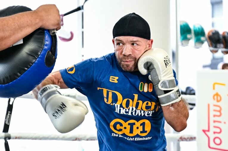 スーパーバンタム級4団体統一王者・井上尚弥に挑戦するTJ・ドヘニー。長谷川穂積さんは「下馬評より難しい相手であることは間違いない」と分析する ／ photograph by Hiroaki Yamaguchi