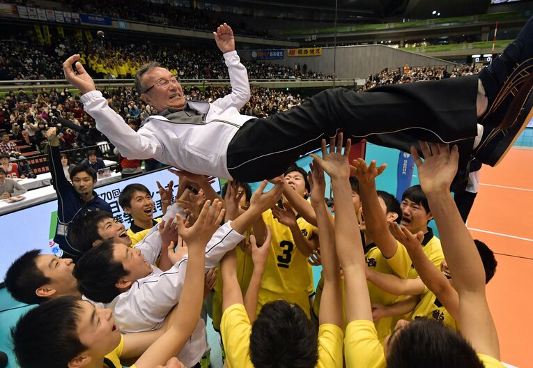 鎮西高校を強豪校に育て、多くの日本代表選手を輩出した故・畑野久雄監督（2018年1月）　©︎Sankei Shimbun