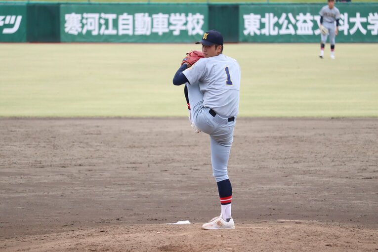 140kmクインテットの一人・高橋煌稀　©Genki Taguchi