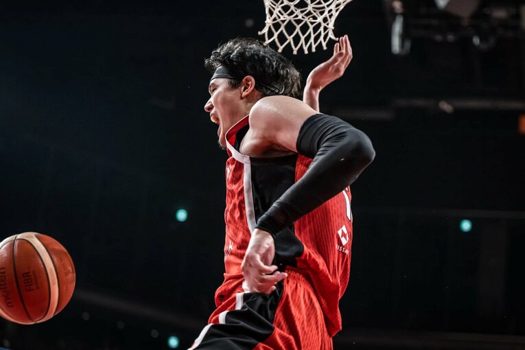 FIBAワールドカップ予選 vs韓国（2026年3月1日）©︎FIBA