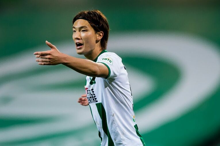 2019年に川崎フロンターレからマンチェスターシティに移籍した板倉滉。加入と同時にオランダのフローニンゲンに期限付き移籍している ／ photograph by Getty Images