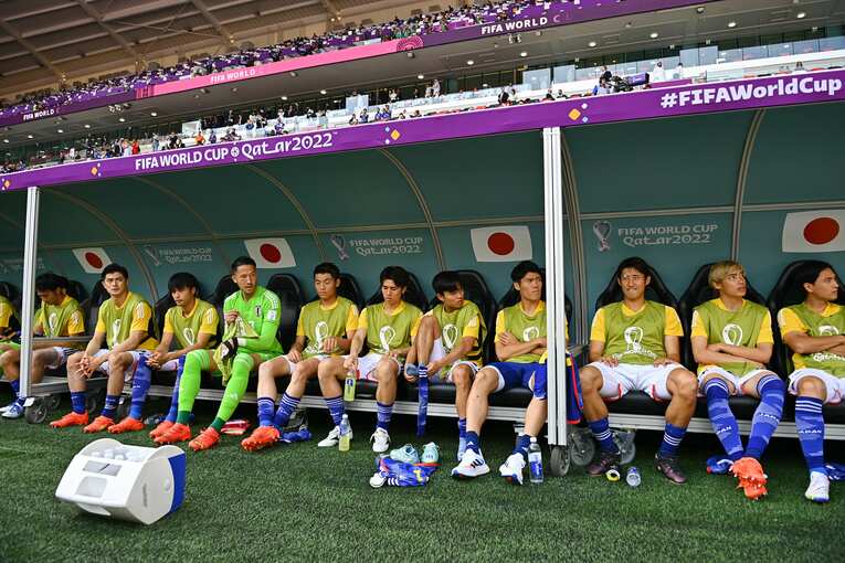 コスタリカ戦でベンチスタートだった選手たち　©Takuya Kaneko/JMPA