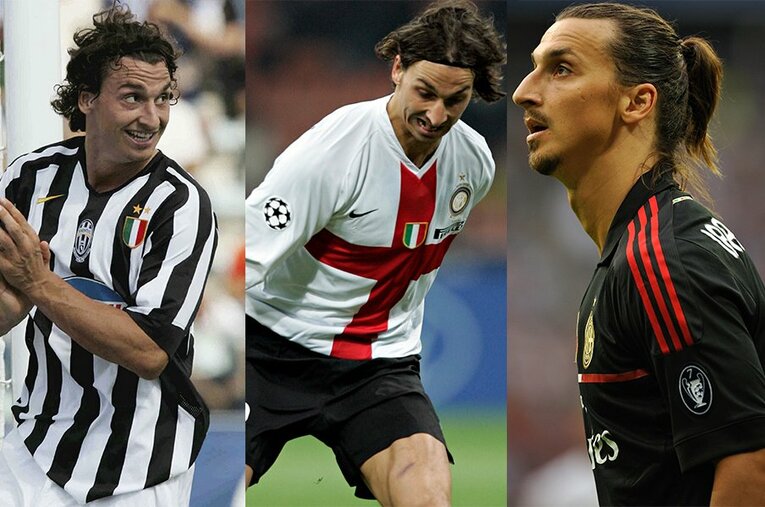 ユーベ、インテル、ミランで無双だったイブラヒモビッチ様。40歳の今もなお、膝の痛みすら感じさせない豪胆さに感服するばかりだ ／ photograph by Getty Images/Takuya Sugiyama