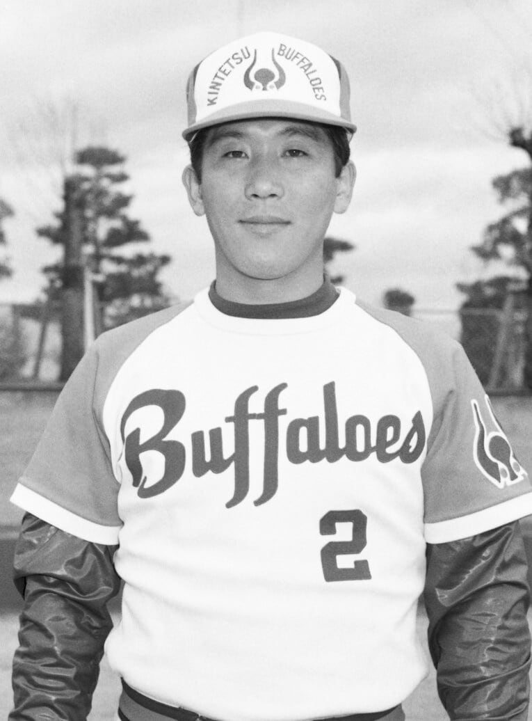 現役時代の栗橋茂　©JIJI PRESS