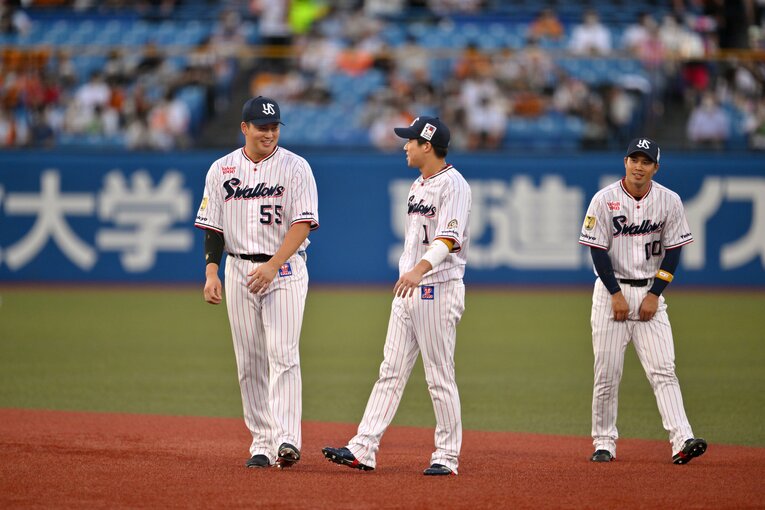 試合開始前練習　　©Hideki Sugiyama