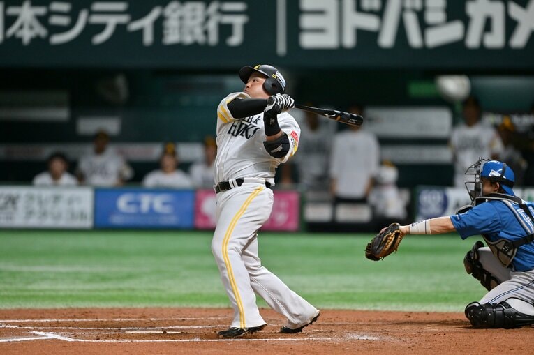 ［第5戦］山川がソロ本塁打を放つも時すでに遅かった　©Hideki Sugiyama
