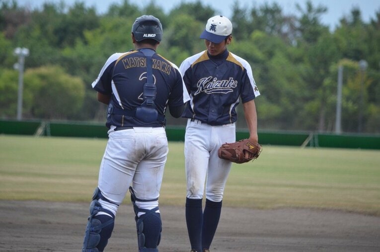 貝塚ヤング時代の松川　画像提供：川端末吉監督