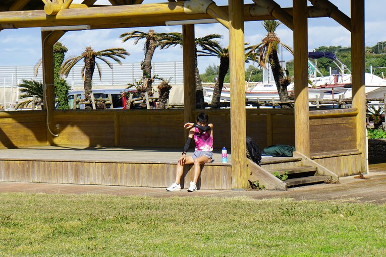 【1月の鹿児島合宿の様子…吉居大和＆徳之島ののカット集】©Number Web