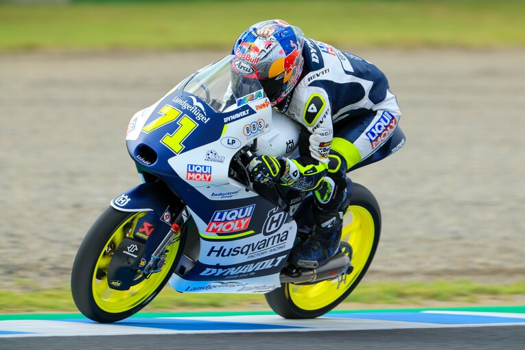 今季のMoto3チャンピオンを射程圏内に捉えている佐々木。残り6レースの行方が注目される　©Satoshi Endo