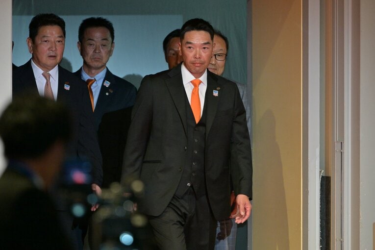 監督就任直後のドラフト会議で　©︎Hideki Sugiyama