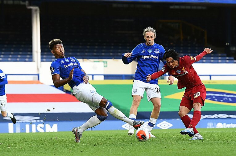2019-20シーズン終盤戦の南野©Getty Images