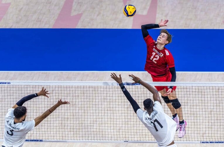 バレーボール世界選手権・リビア戦　©︎Volleyball World