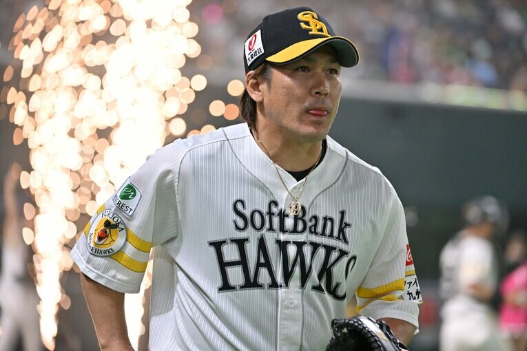 FAで巨人に移籍する甲斐拓也　©︎Hideki Sugiyama