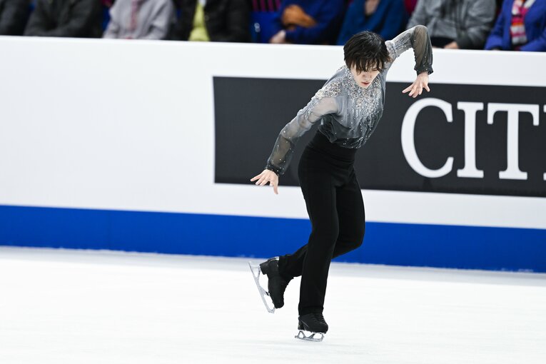 世界選手権フリーの演技　©Asami Enomoto