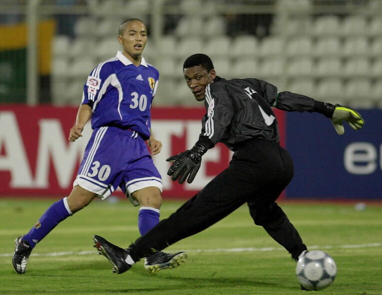 アジア杯サウジアラビア戦でゴールを奪う小野　©JIJI PRESS