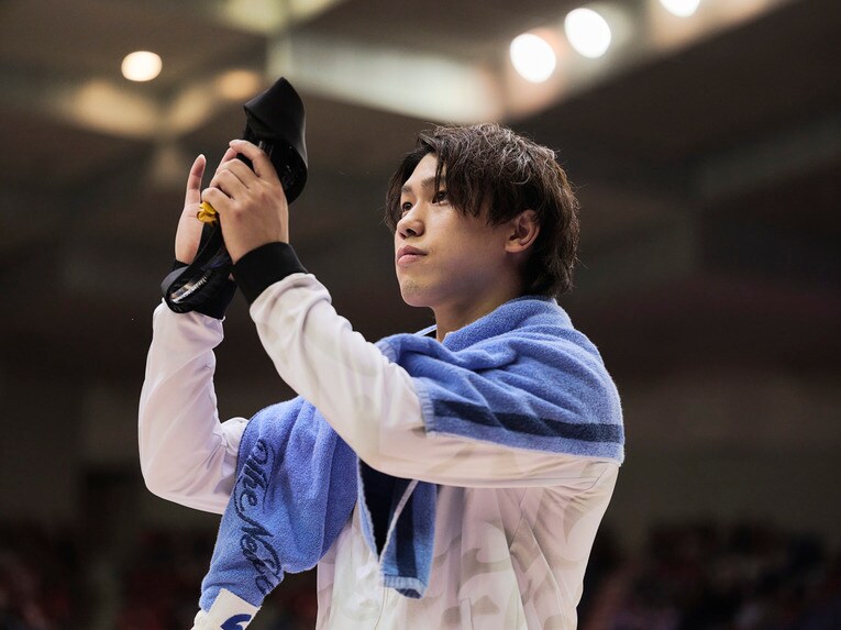 VNL千葉大会・アルゼンチン戦でスタメン出場したセッター大宅真樹（30歳）　©︎Yuki Suenaga