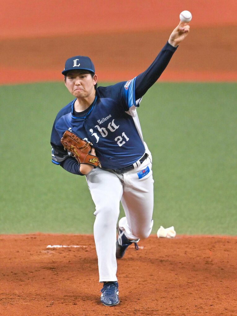 新人王候補でもある武内夏暉（國學院大）ら擁する「左腕王国」西武は金丸に向いている？　©JIJI PRESS