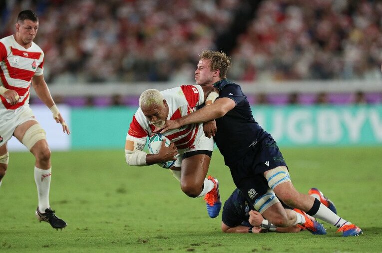 中島イシレリ／スコットランド戦 ／ photograph by Naoya Sanuki