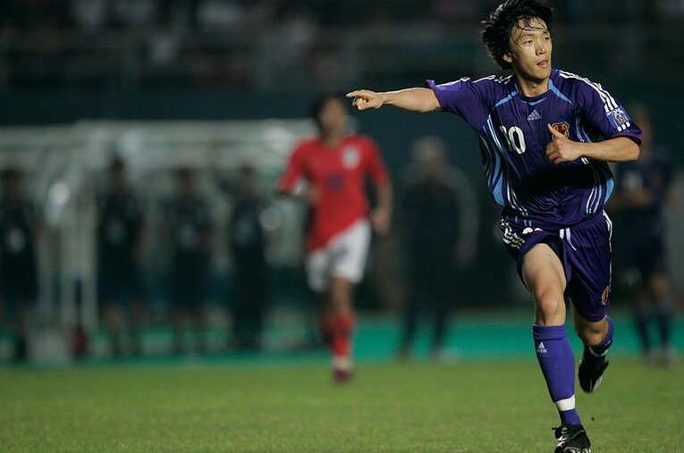 2007年の中村俊輔 ／ photograph by Takuya Sugiyama