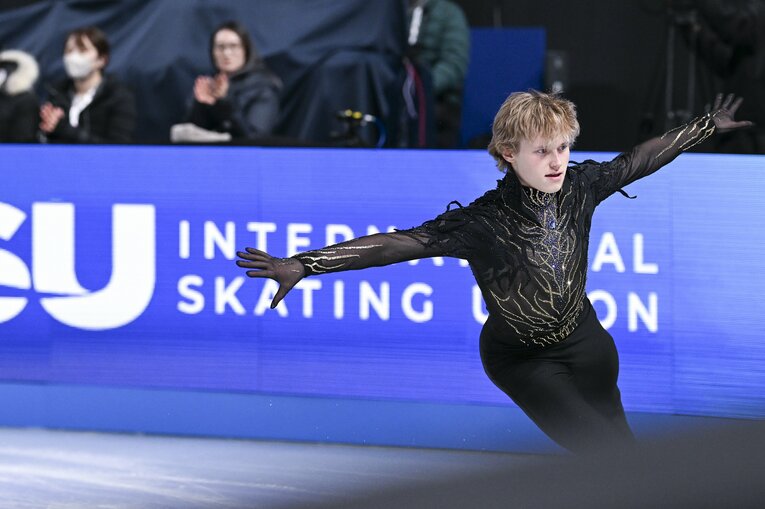 GPファイナルで圧巻の優勝を果たしたイリア・マリニン　©Asami Enomoto