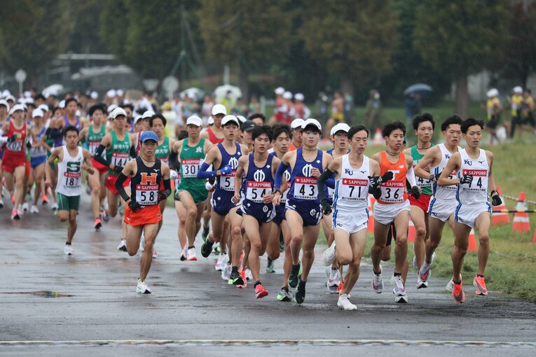 昨年の予選会　(C)JMPA