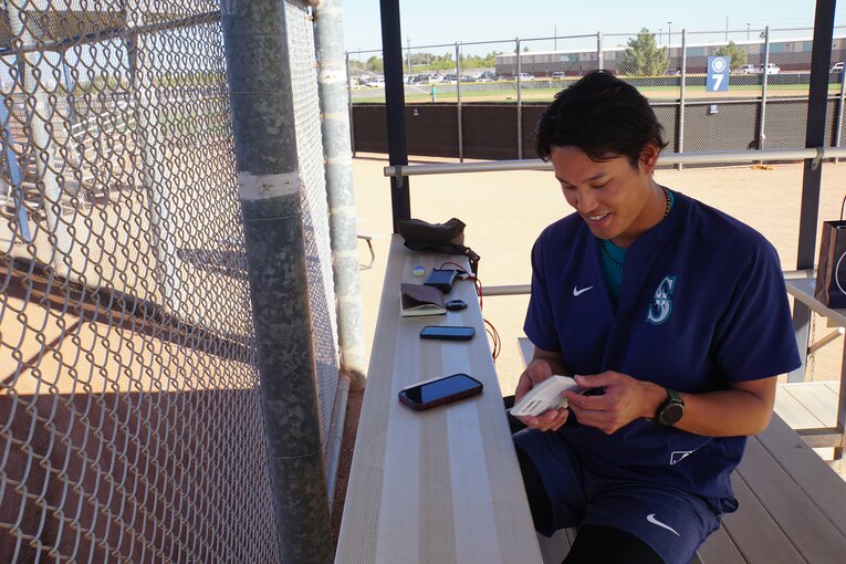 2月末にアリゾナで取材…現在の藤浪晋太郎　©NumberWeb