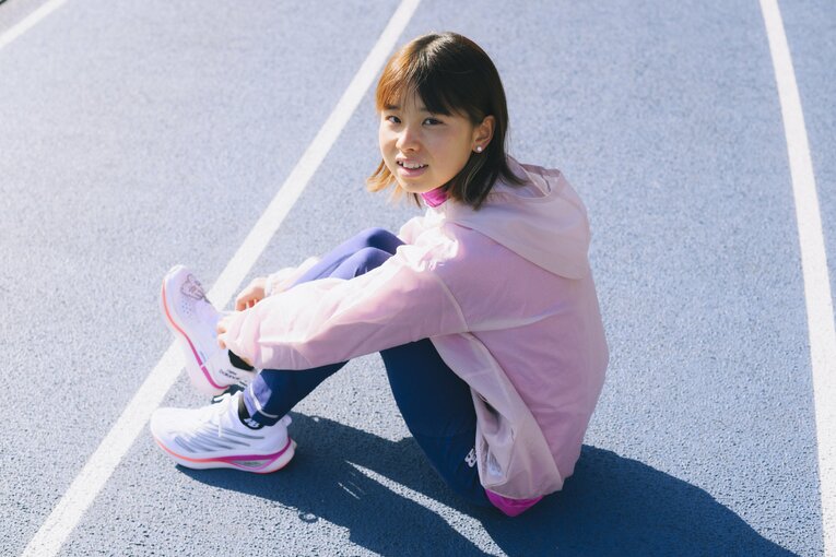 2023年8月の世界陸上に照準をあわせて準備しているという不破聖衣来　©︎Asami Enomoto