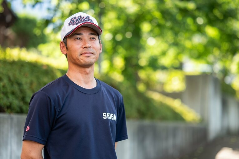 7月まで野球部を率いた芝高校の増田監督 ©Nanae Suzuki
