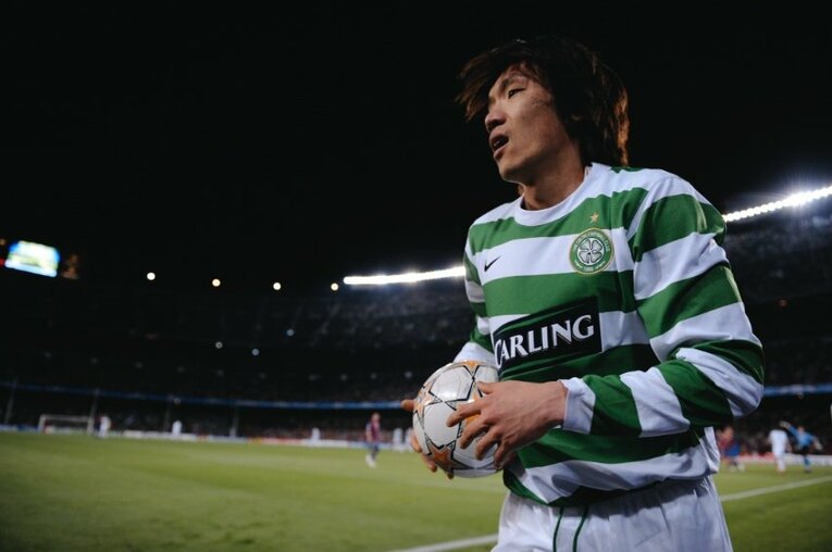 セルティック時代の中村俊輔　©Sports Graphic Number