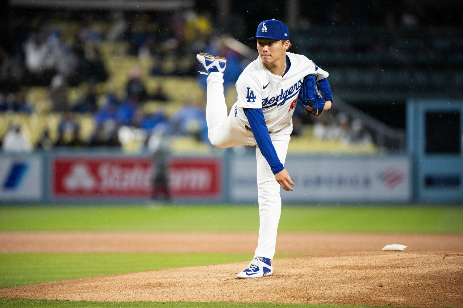 3月30日、アメリカでのシーズン初登板　©Nanae Suzuki