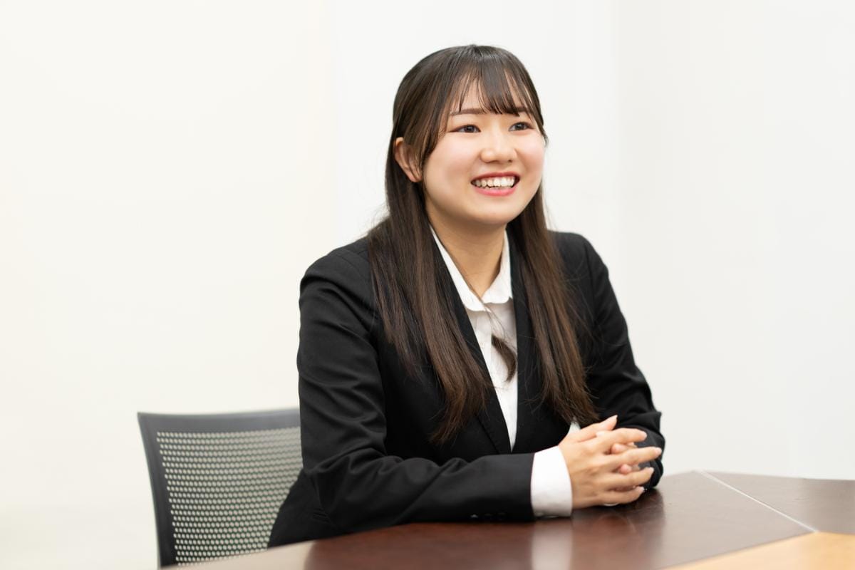 父の影響で、小さい頃から箱根駅伝が好きだったと語った長束文さん　©Shiro Miyake