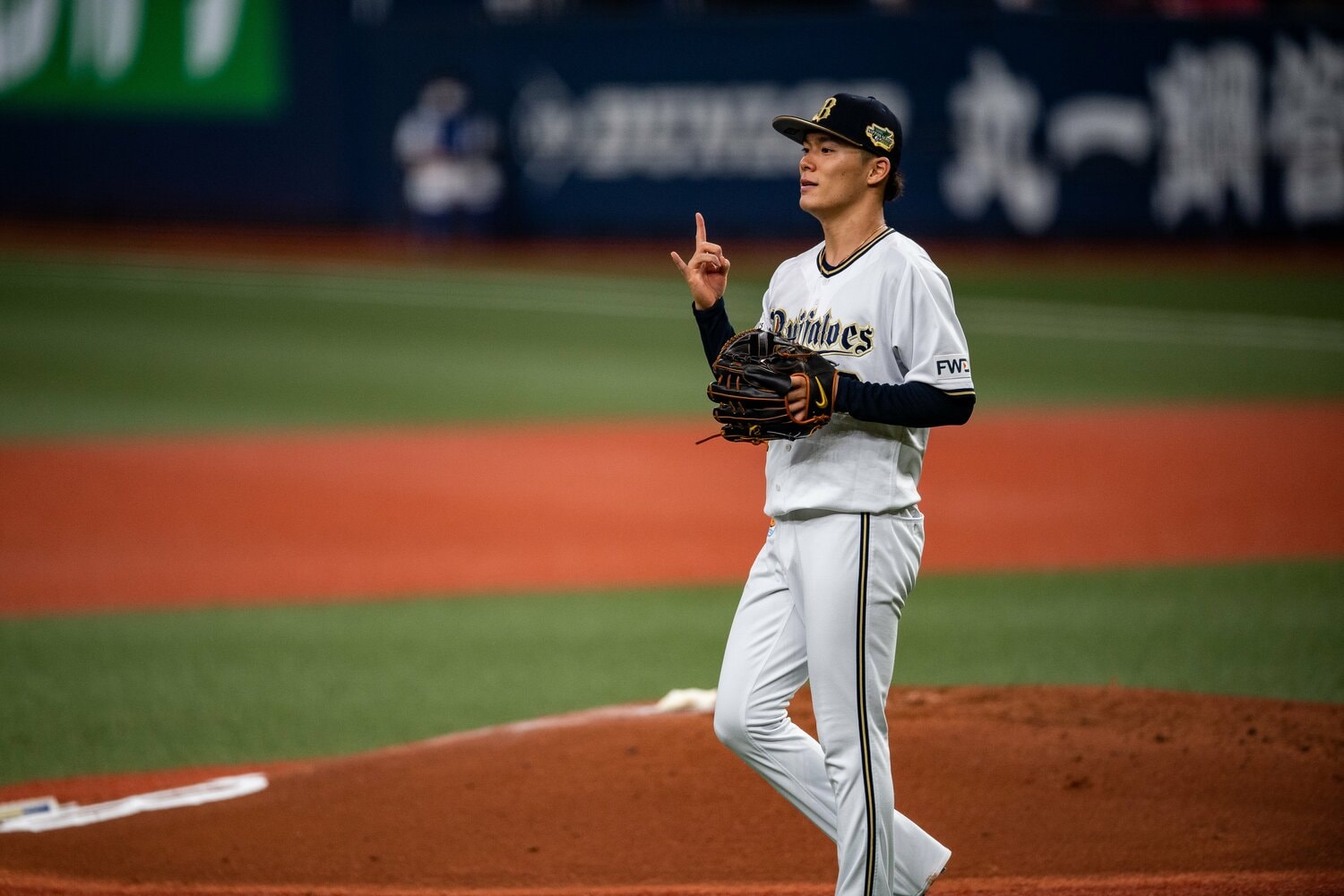 能見にアドバイスを求めることも多いという山本由伸。6月18日西武戦ではノーヒットノーランを達成した（写真は2021年）　©︎Nanae Suzuki