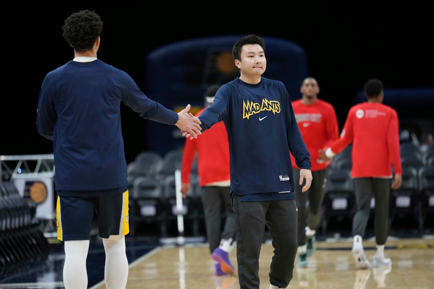 インディアナ・ペイサーズ傘下のマッドアンツでプレーする富永啓生　©︎AP/AFLO