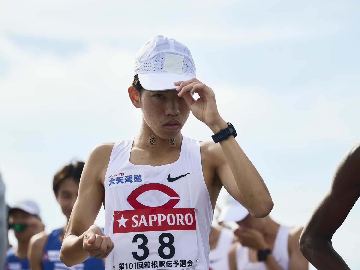 予選会、チーム内2位と好走した岡田開成（1年）　©Yuki Suenaga