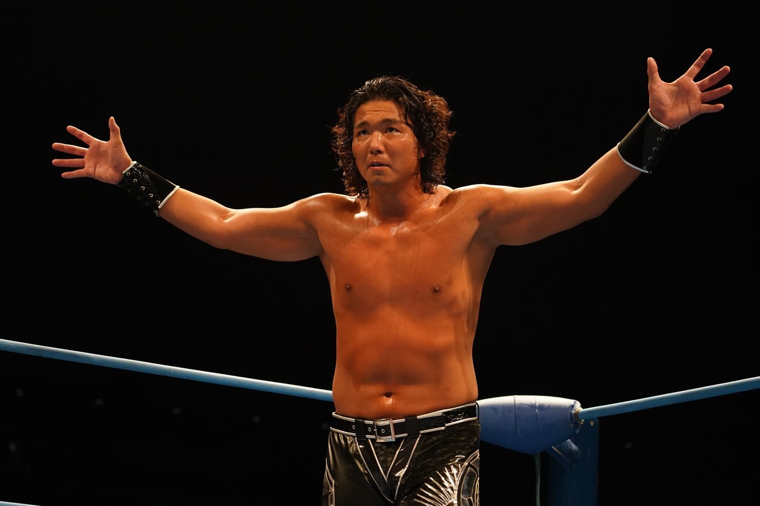 三冠戦でのジェイク・リー