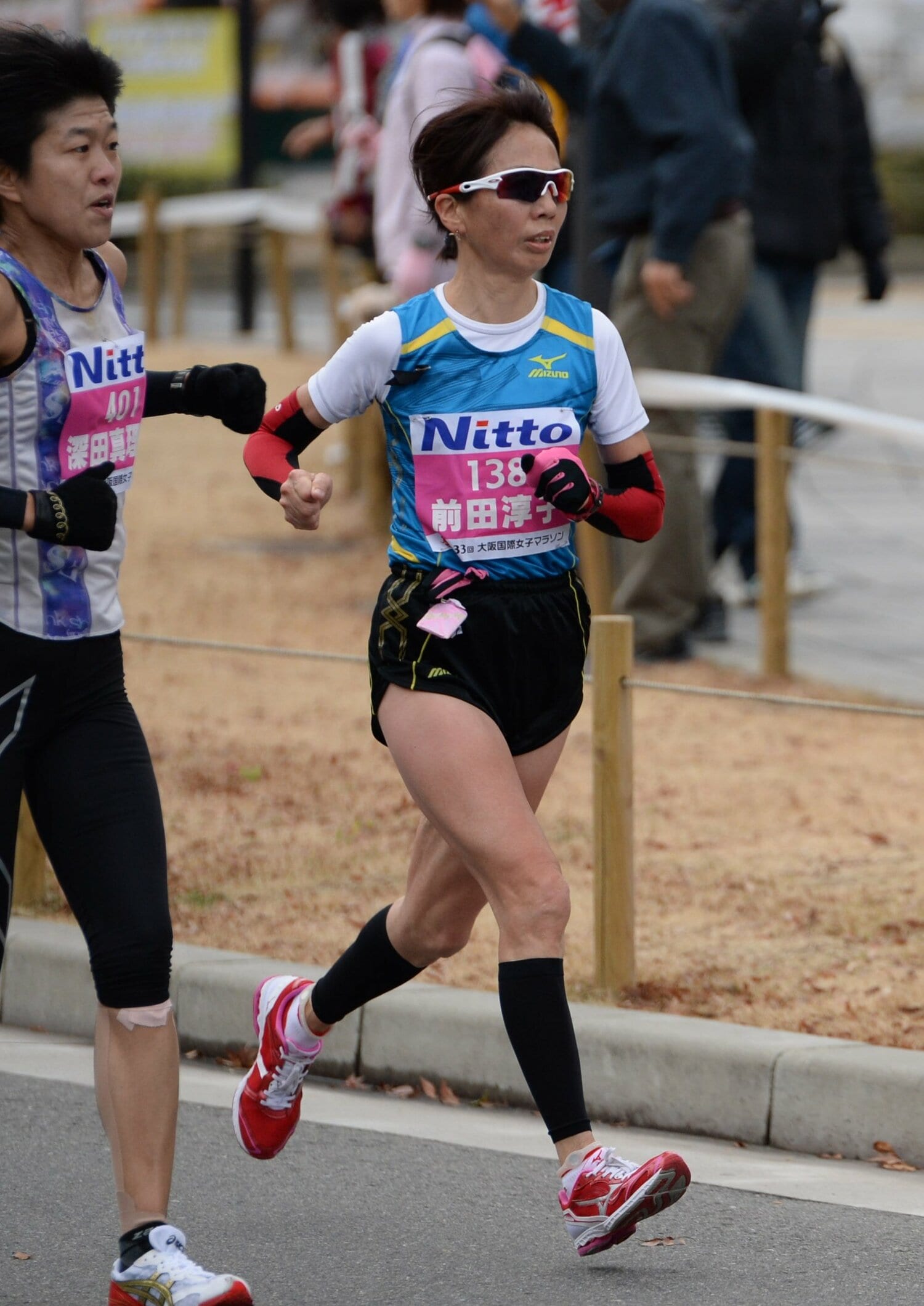 市民ランナーでもある母の淳子さん　©Sankei Shimbun
