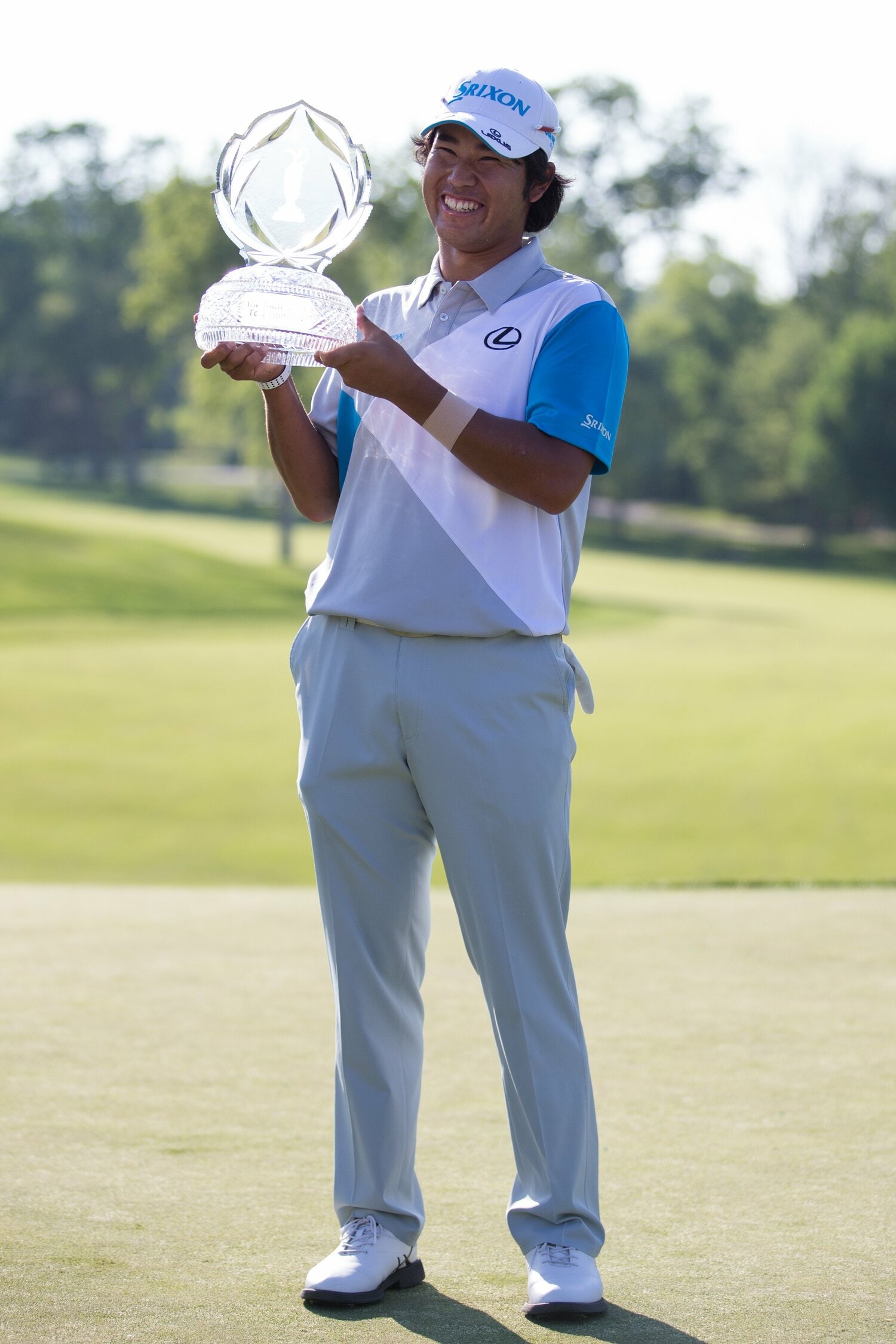 2014年ザ・メモリアルトナーメントでPGAツアー初優勝を飾った松山英樹（当時22歳）©︎Getty Images