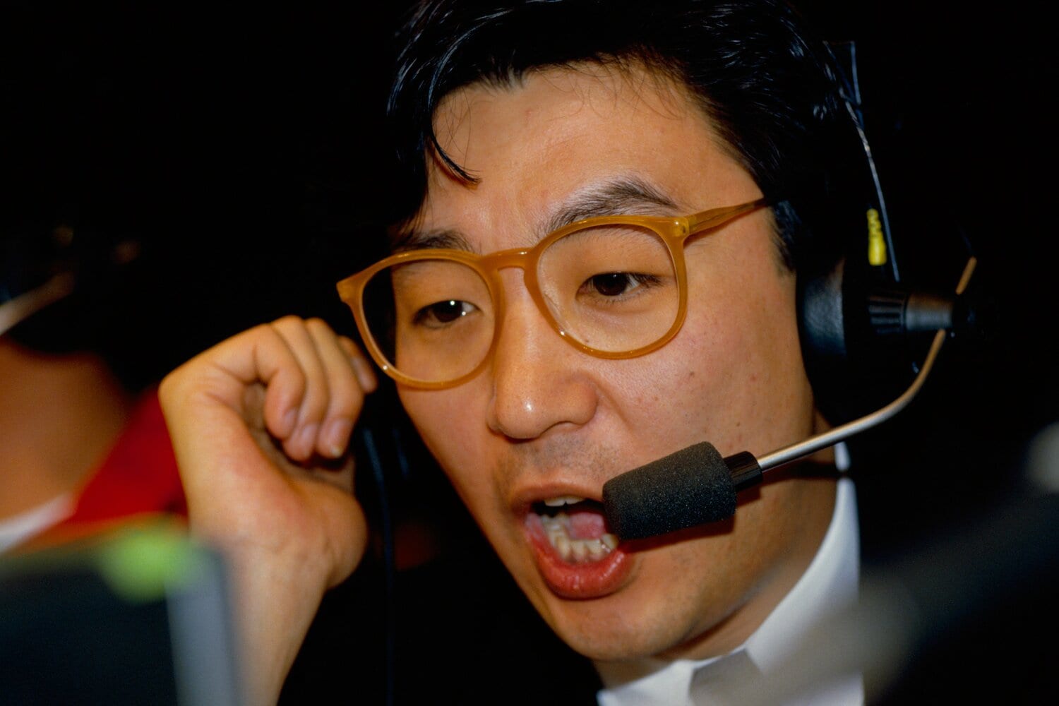 『ワールドプロレスリング』などの実況で話題を集めた古舘氏をF1中継に起用したのが松野氏だった ©︎Makoto Kenmizaki