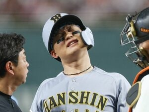 「阪神の森下翔太は“死球の避け方”が下手」は本当か? 元ソフトバンク二軍監督がズバリ見解…「ボールが来た瞬間に背中を向ける」が意味するもの