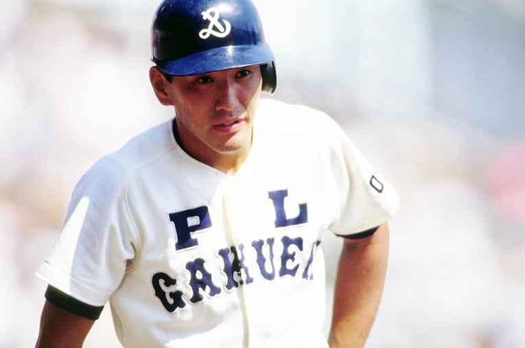 PL学園時代の清原和博 ／ photograph by Katsuro Okazawa/AFLO