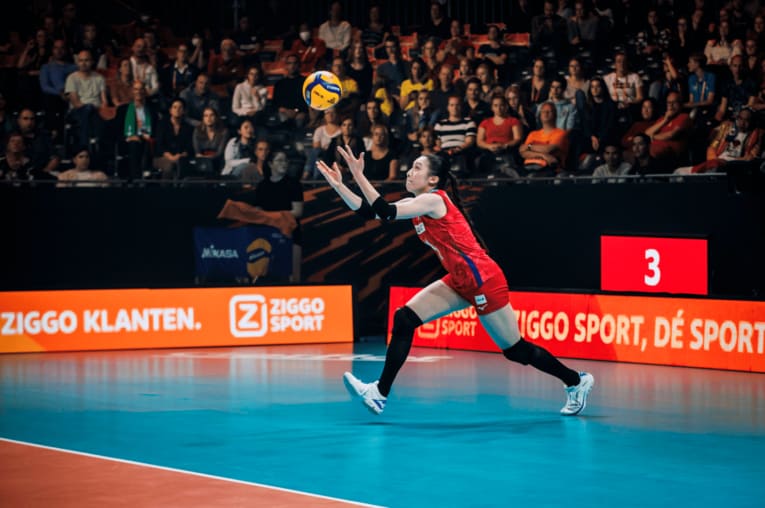 石川真佑　©︎FIVB