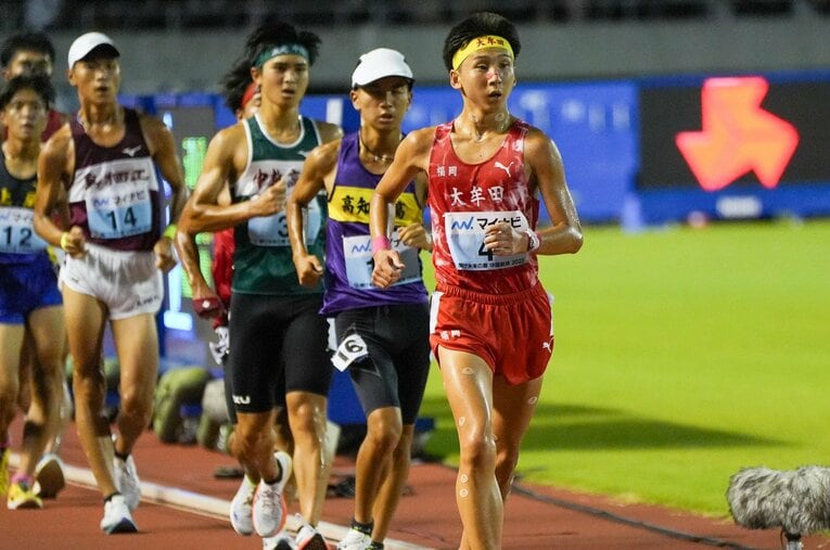 駅伝部員による集団転校が話題となった福岡・大牟田高。たった一人、残留を決めた3年生部員がインターハイで感じた想いとは？ ／ photograph by Satoshi Wada
