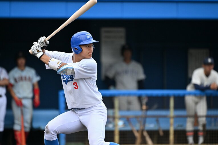 青山学院大時代の西川　©︎Hideki Sugiyama