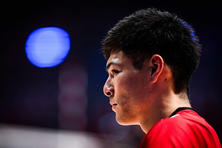 高橋健太郎（VNL準々決勝カナダ戦）©︎Volleyball World